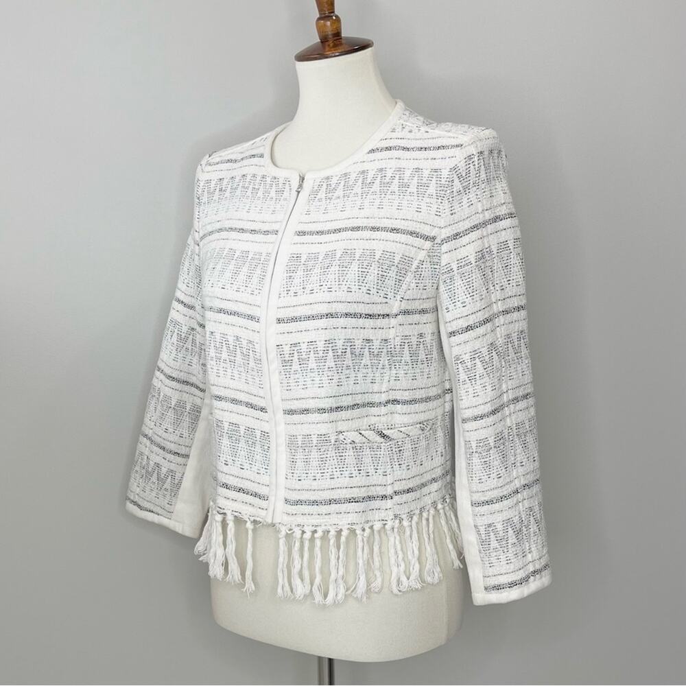 McGinn 'Skye' Tweed Jacket Women's Size 6 - Picture 6 of 11